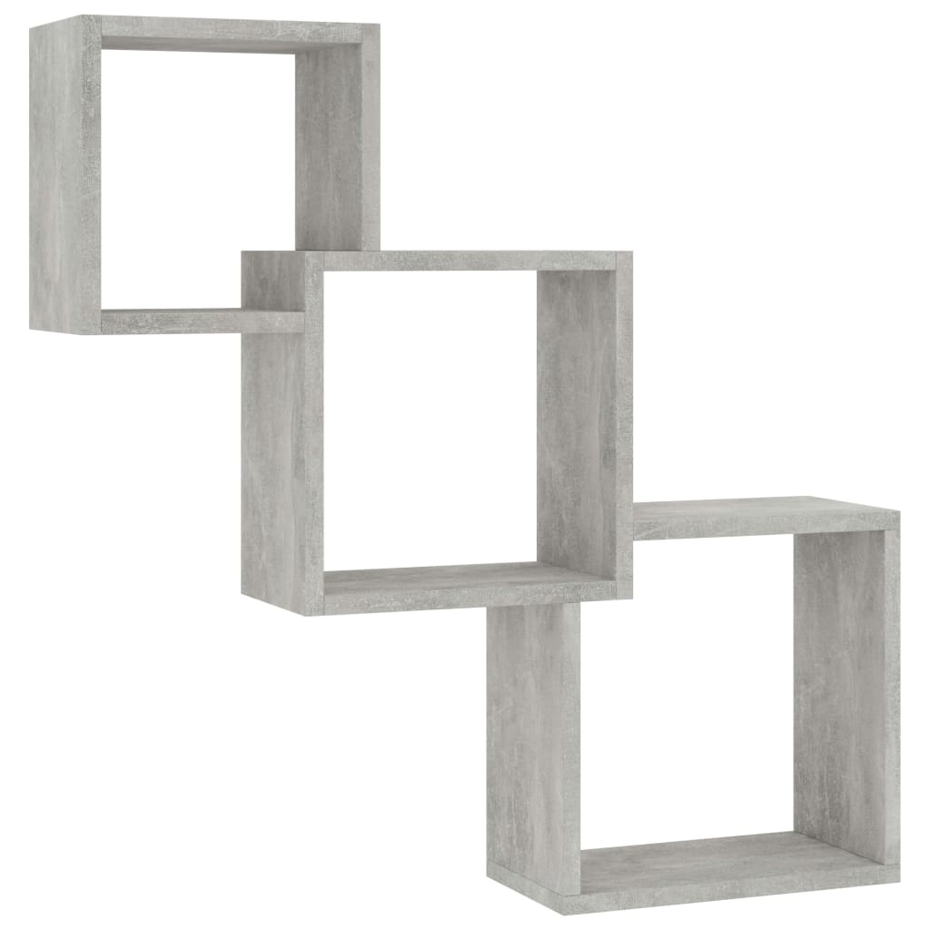 Cube Wandregale Weiß 68x15x68 cm Holzwerkstoff
