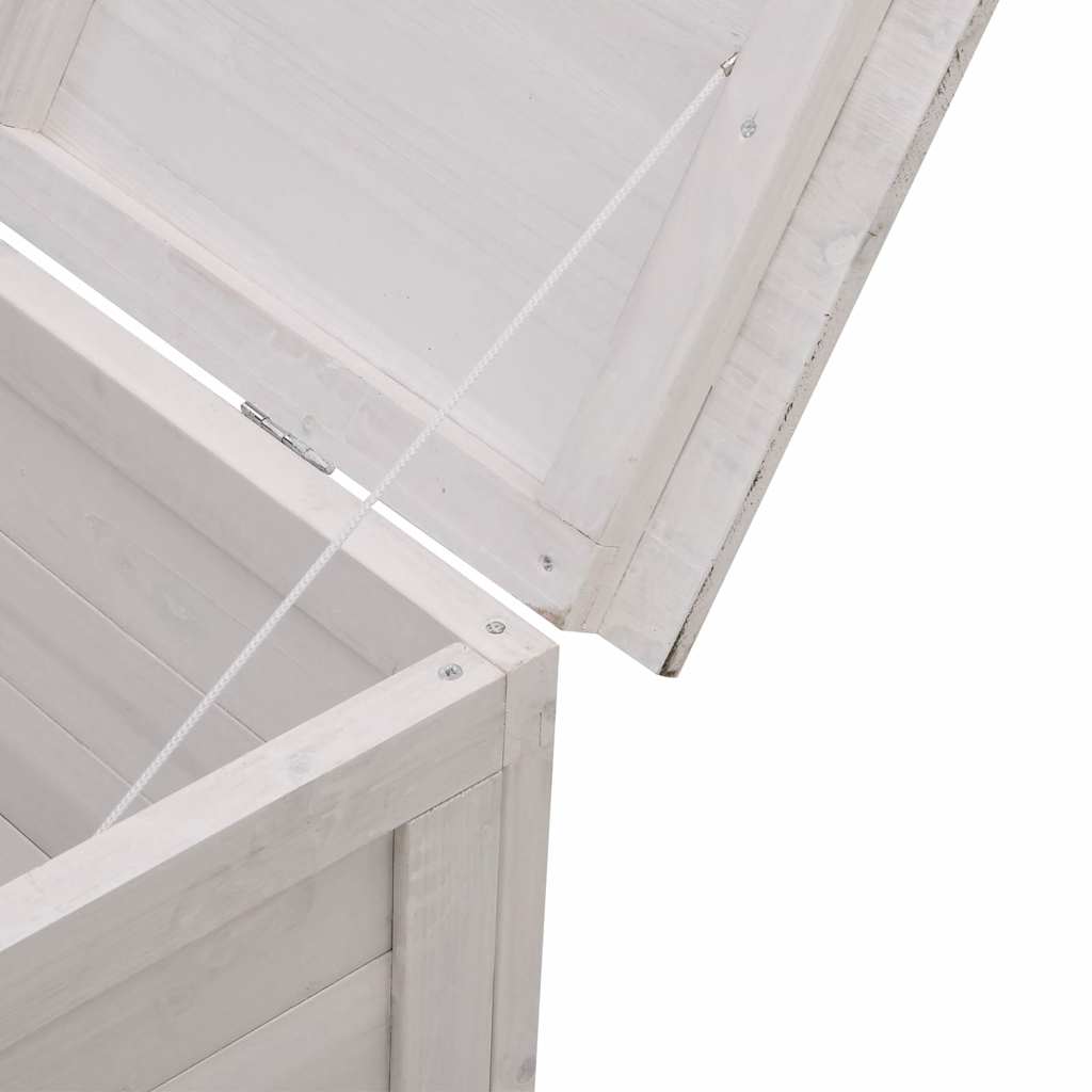 Gartentruhe 50x49x56,5 cm Massivholz Tanne