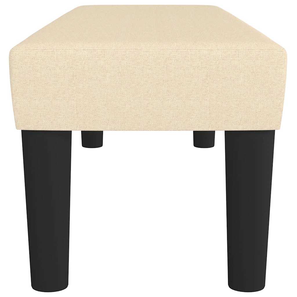 Sitzbank Hellgrau 70x30x30 cm Stoff