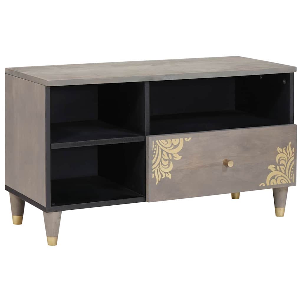 TV-Schränk Honigbraun 80 x 33 x 46 cm Massivholz Mango