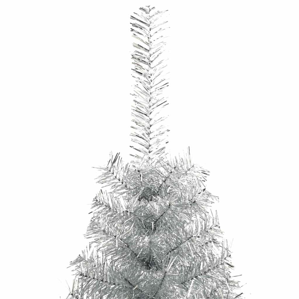 Künstlicher Halb-Weihnachtsbaum mit Ständer Grün 150 cm PVC