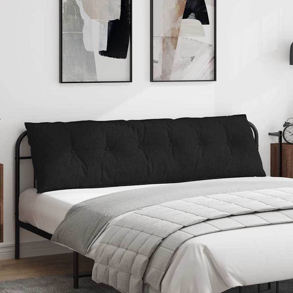 Rückenkissen Hellgrau 50 x 19 x 45 cm Stoff