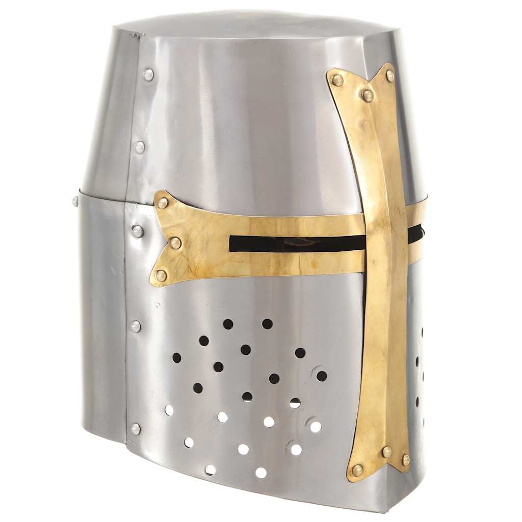 Preußische Pickelhaube Antik Replik für LARP Schwarz Stahl