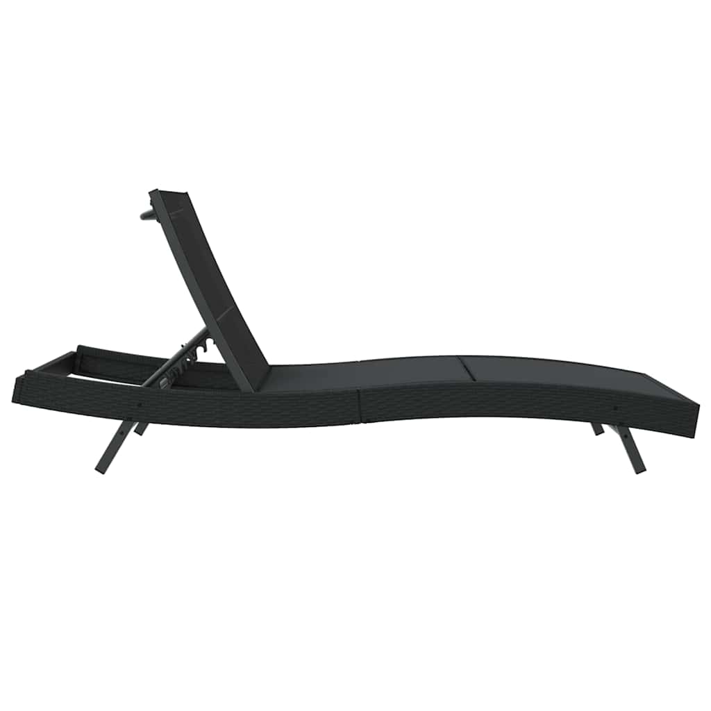 Sonnenliege 197 x 70 x 82 cm Poly-Rattan