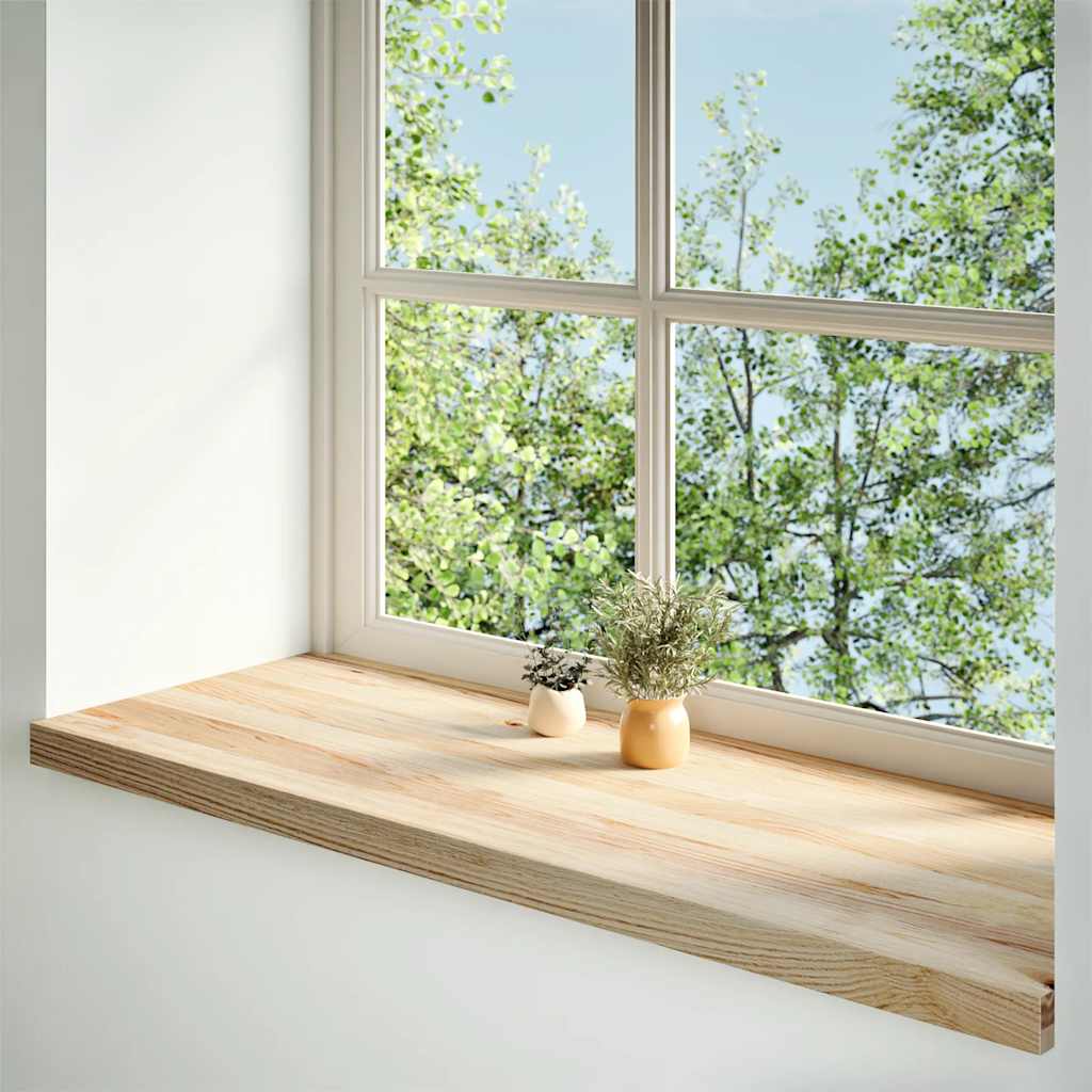 Fensterbänke 2 Stk. Unbehandelt 160x25x2 cm Massivholz Eiche