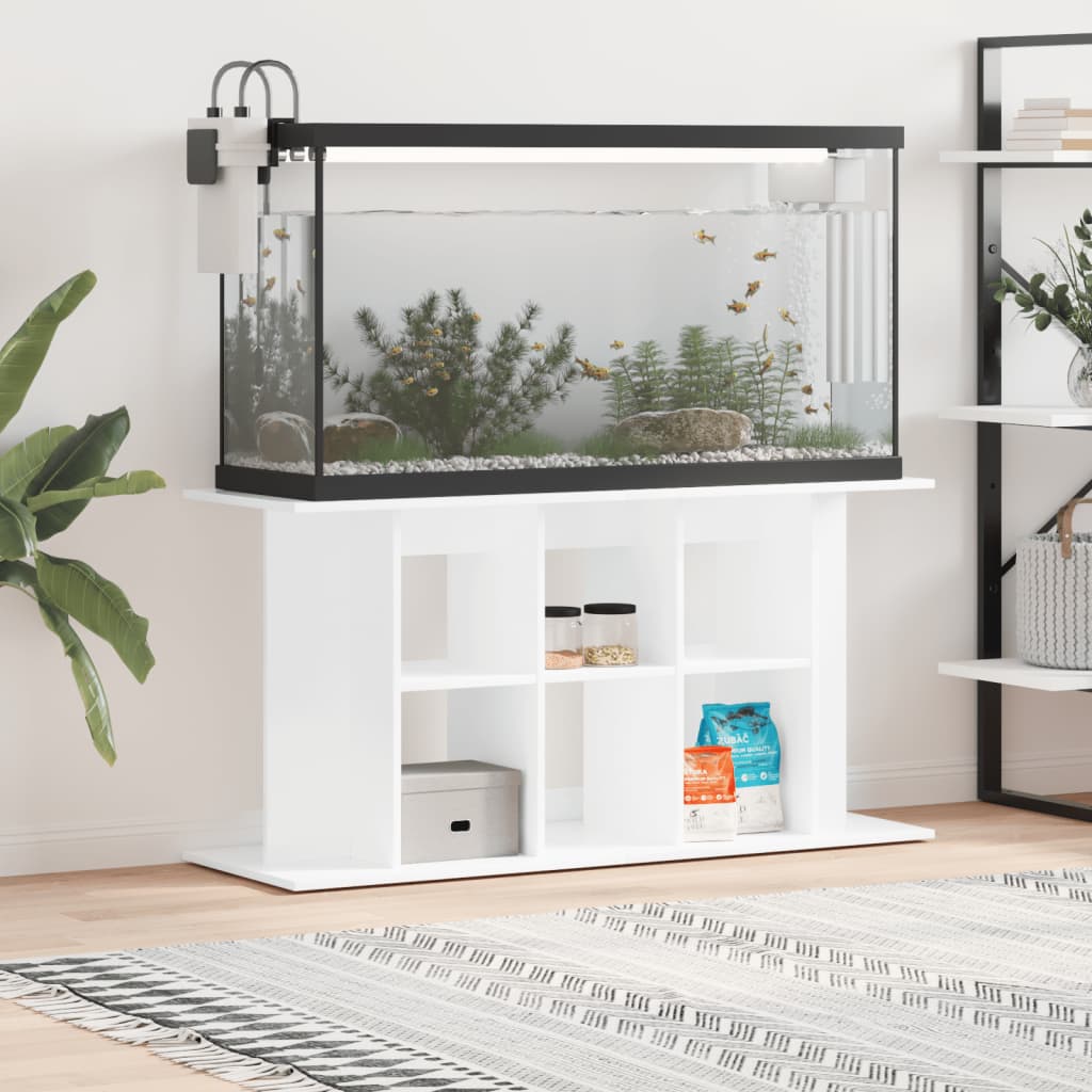 Aquariumständer Weiß 60x30x60 cm Holzwerkstoff