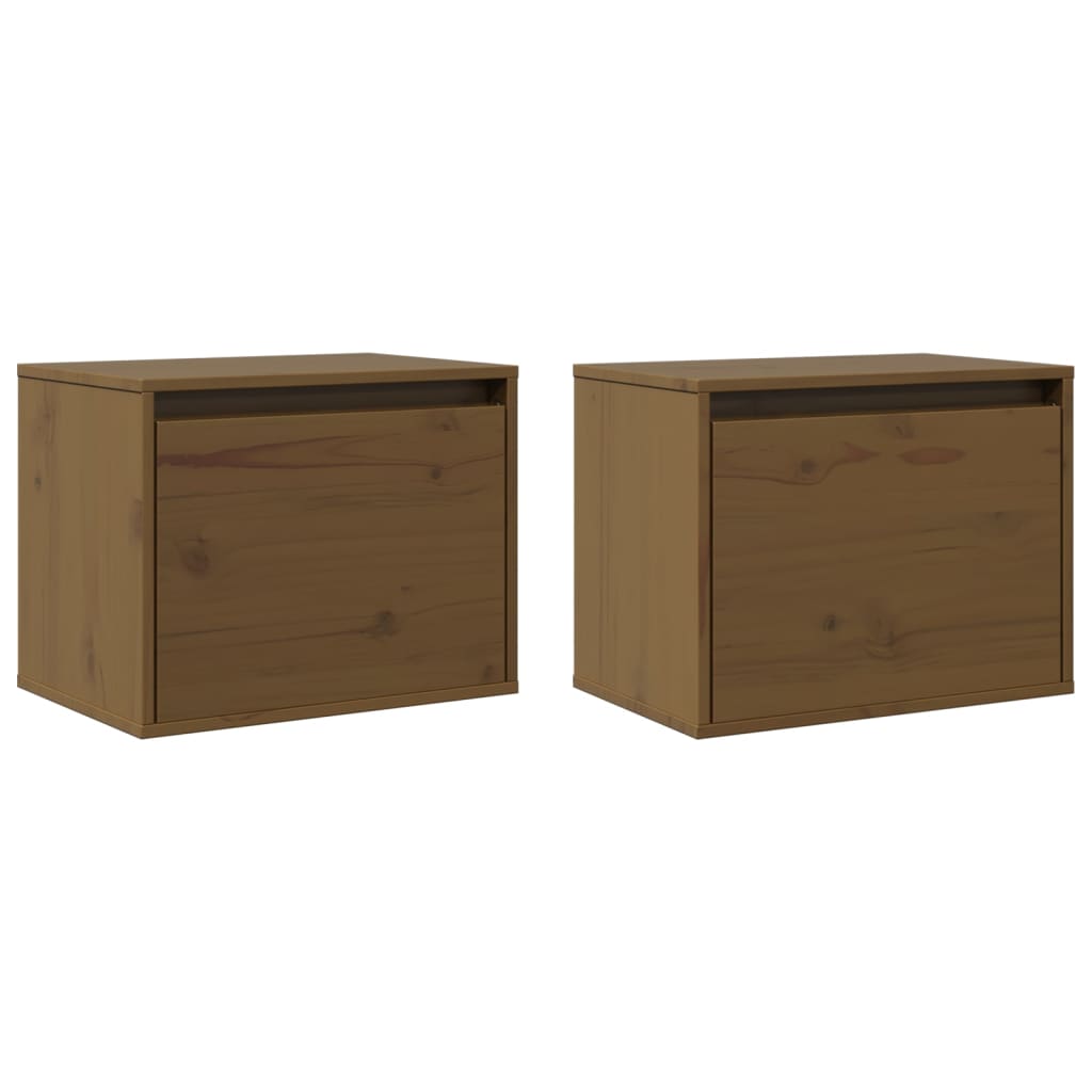 Wandschrank 45x30x35 cm Massivholz Kiefer