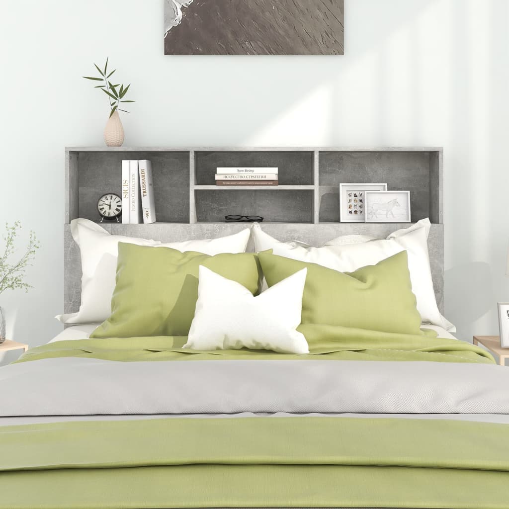 Bett-Kopfteil mit Ablagen Weiß 100x19x103,5 cm