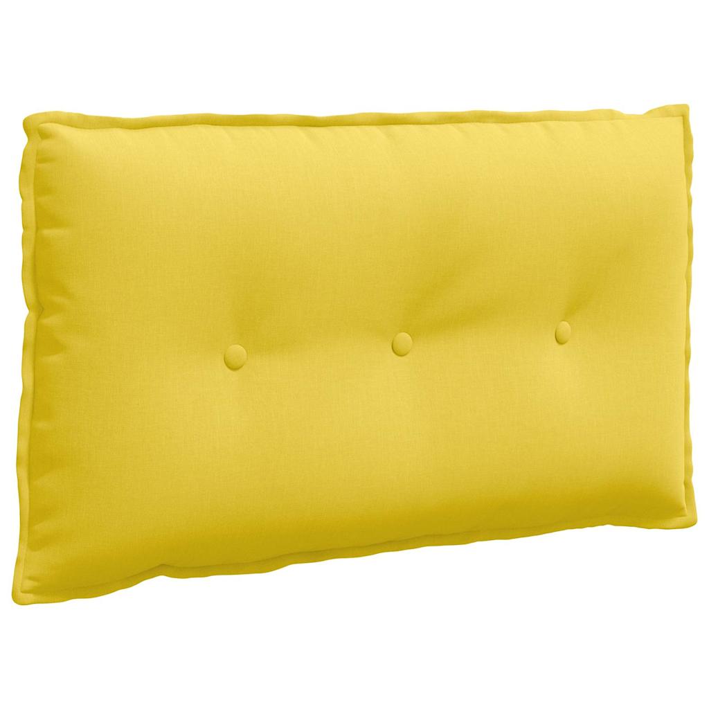 Rückenkissen Hellgrau 50 x 19 x 45 cm Stoff