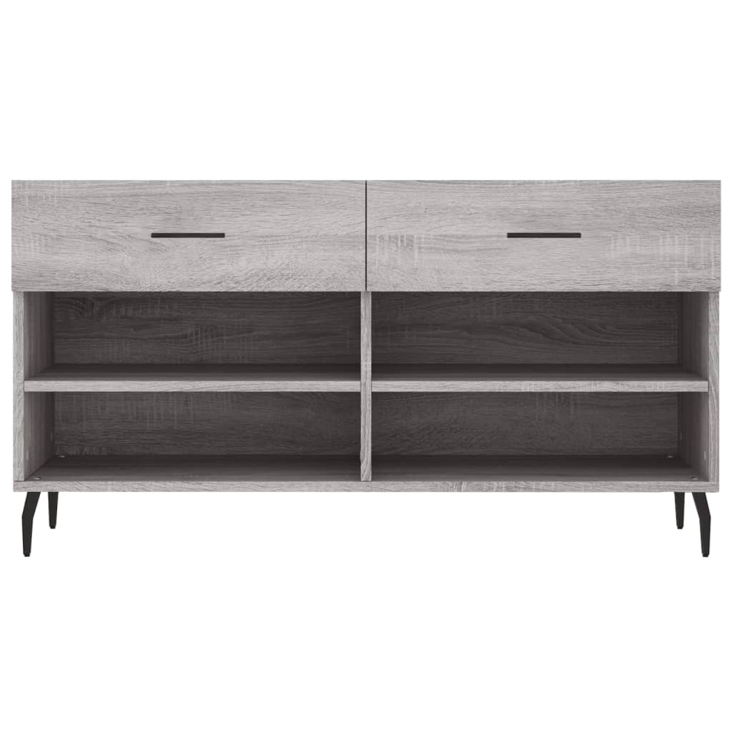 Schuhbank Weiß 102x35x55 cm Holzwerkstoff