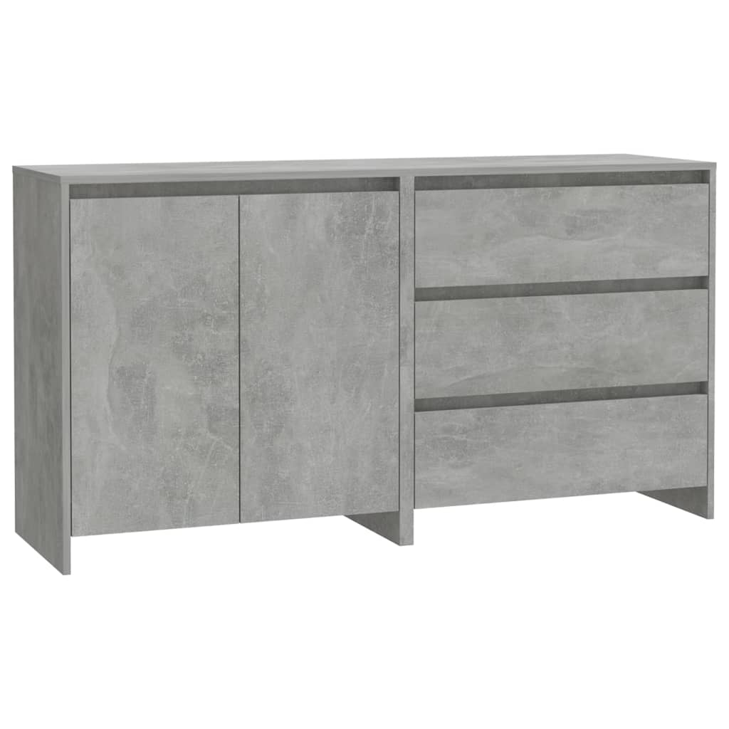 2-tlg. Sideboard Weiß Holzwerkstoff