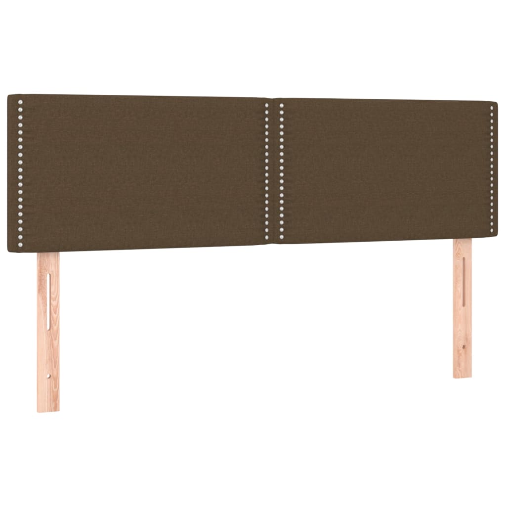 Kopfteil Dunkelgrau 80 x 5 x 118/128 cm Stoff