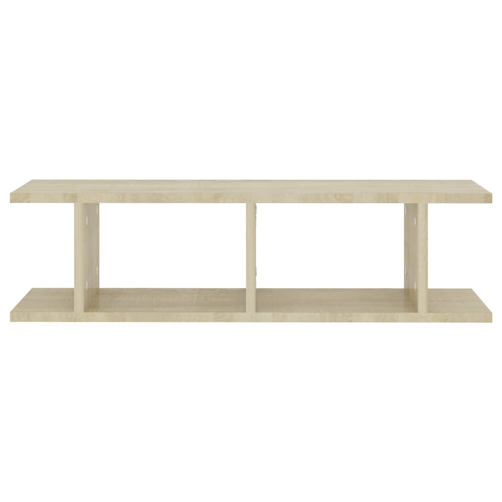 Wandregale 2 Stk. Weiß 75x18x20 cm Holzwerkstoff