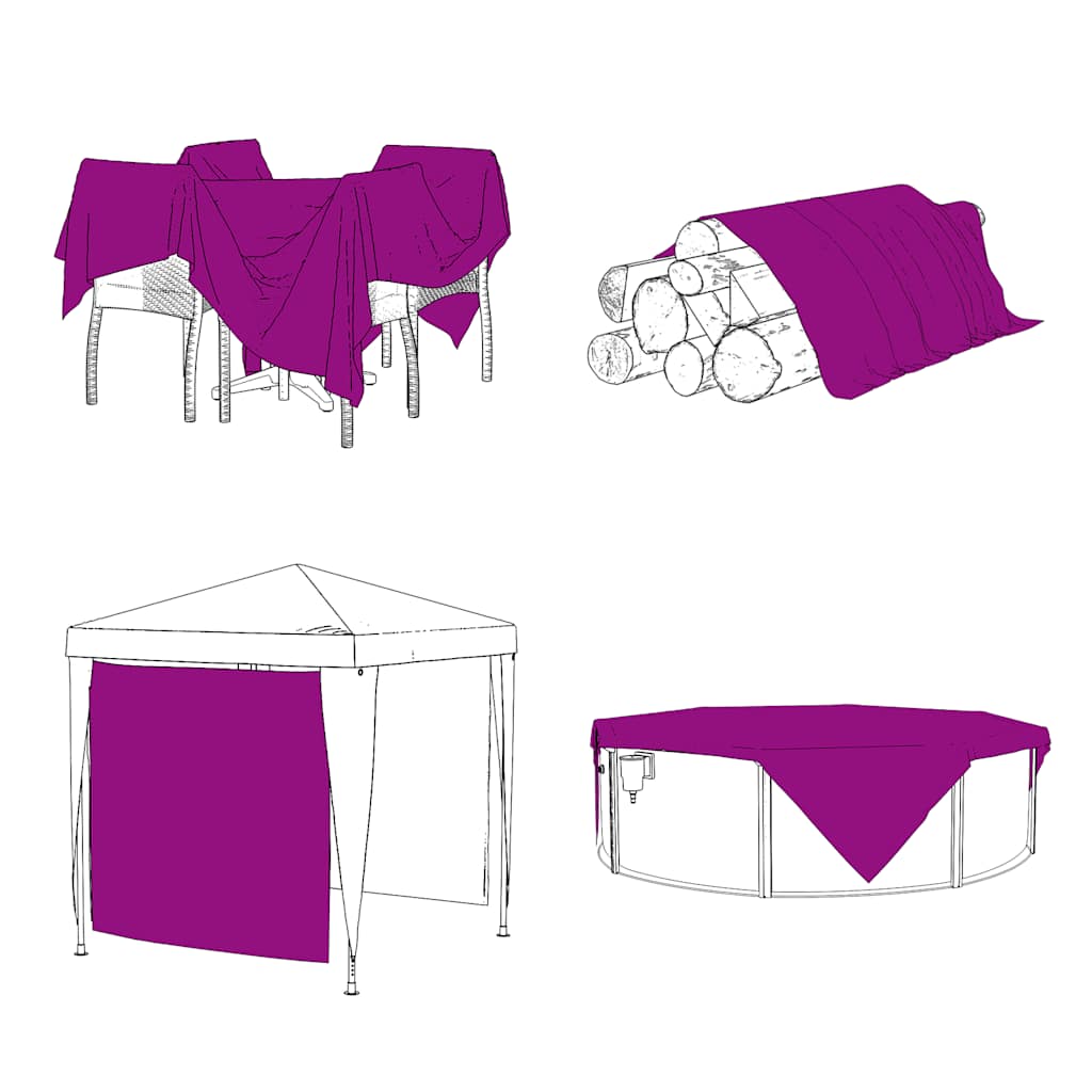 Pflanzenabdeckung mit Ösen 1x3 m PVC