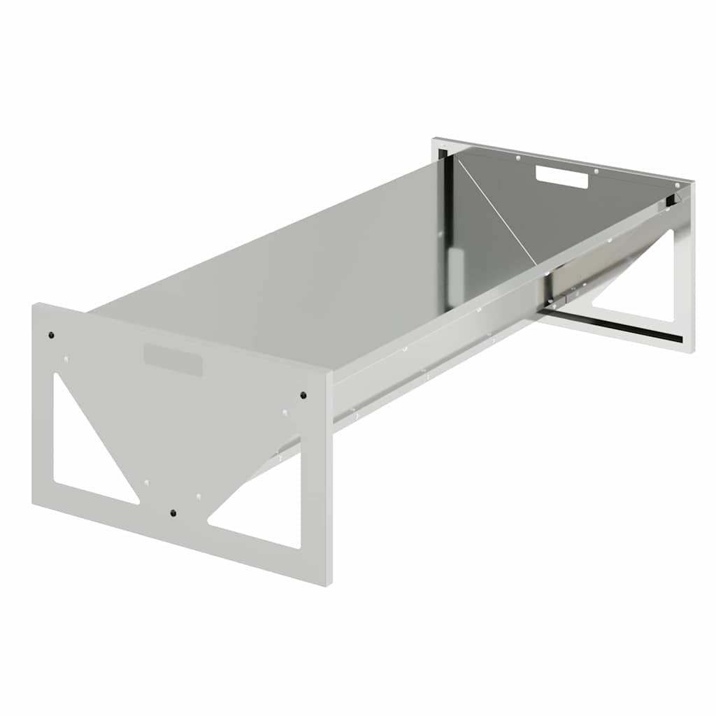 Futtertröge für Nutztiere Schwarz 108 x 50 x 28 cm