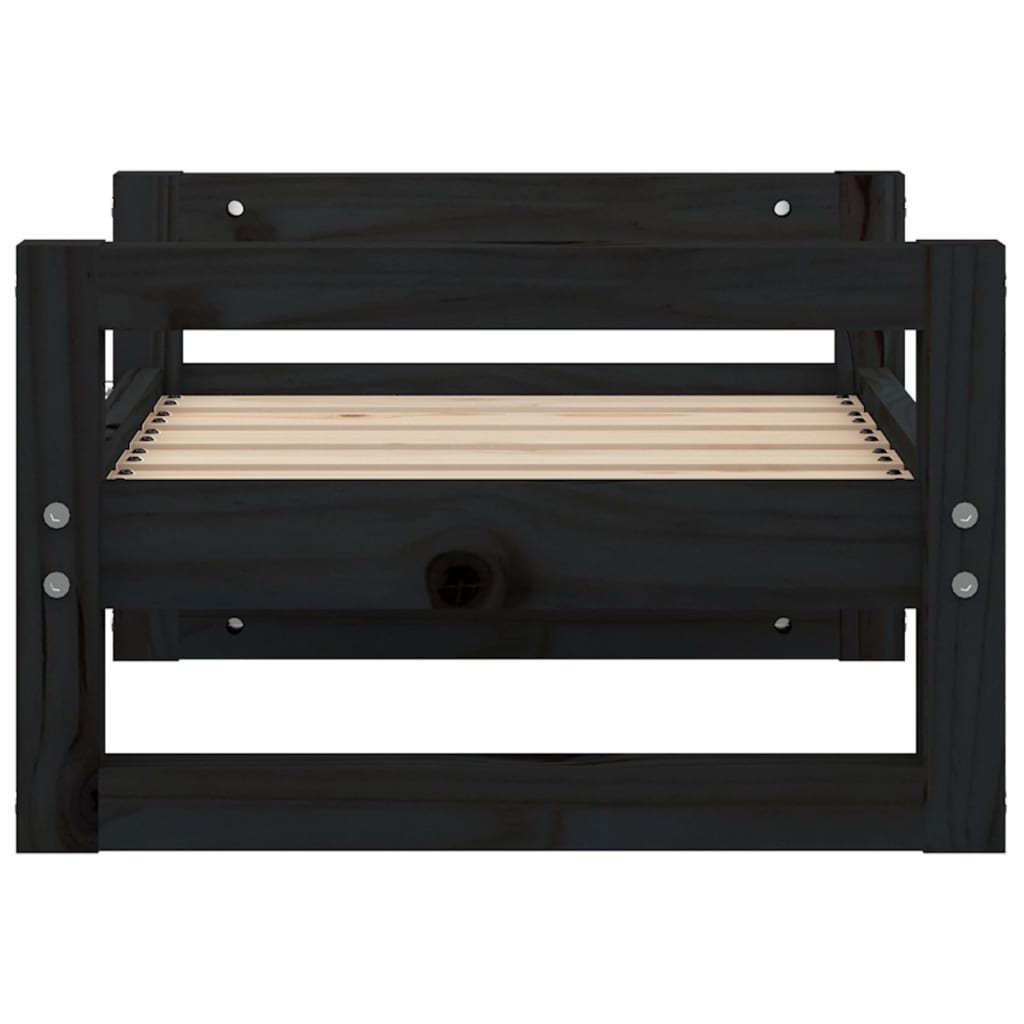 Hundebett 55,5x45,5x28 cm Massivholz Kiefer