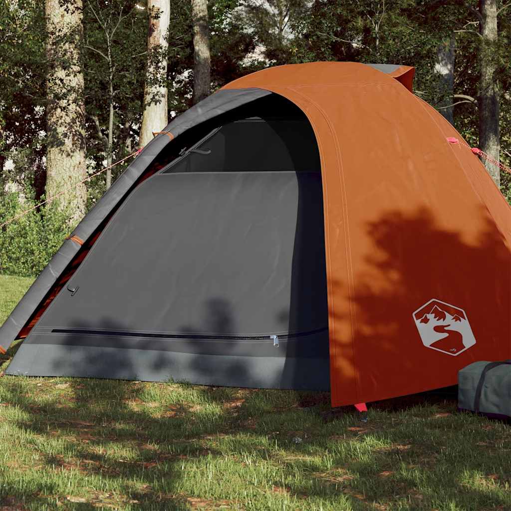 Kuppel-Campingzelt 2 Personen Olivgrün Wasserdicht