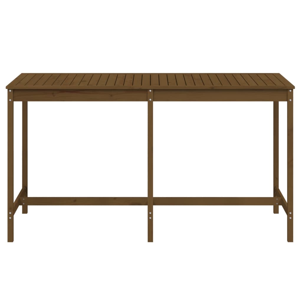 Gartentisch 82,5x82,5x110 cm Massivholz Kiefer