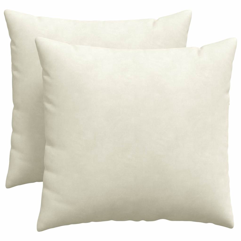 Sofakissen 2 Stück Blau 50 x 30 cm Cordstoff
