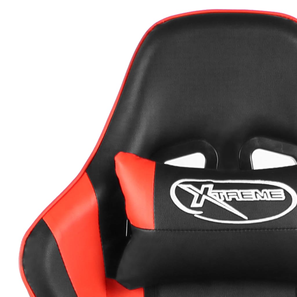 Gaming-Stuhl Drehbar Blau PVC