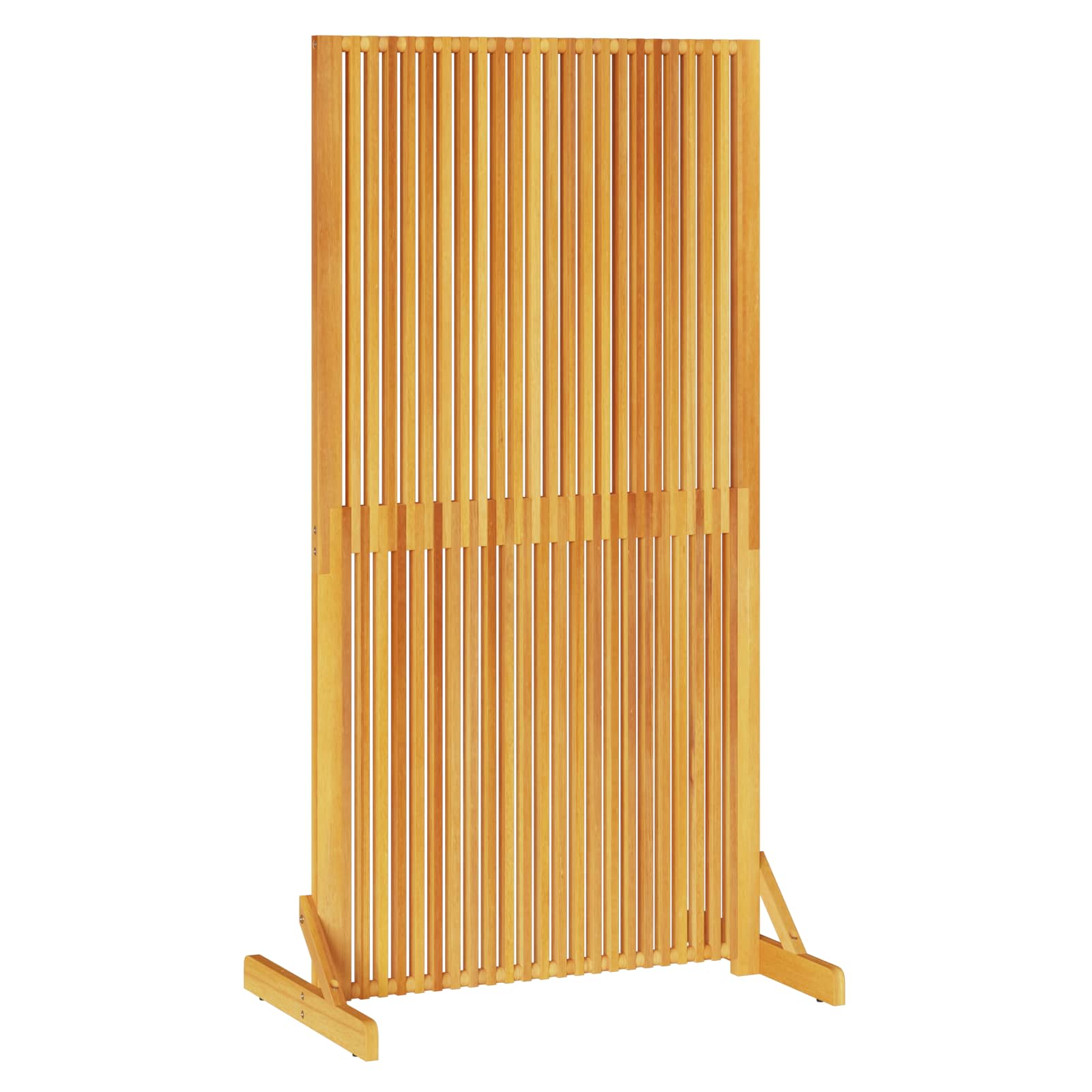 Sichtschutz Braun 79,5 x 50 x 110 cm Massivholz Akazie