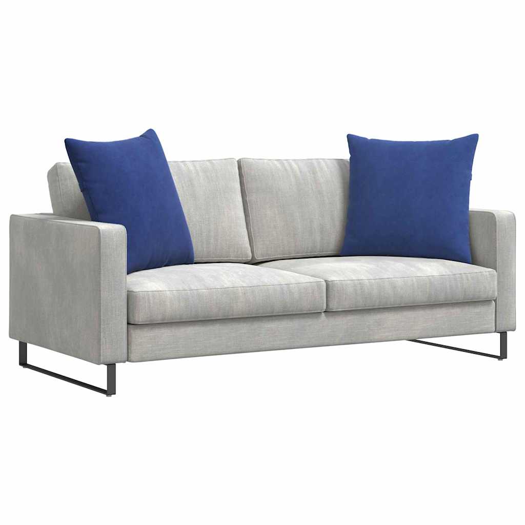 Sofakissen 2 Stück Blau 50 x 30 cm Cordstoff