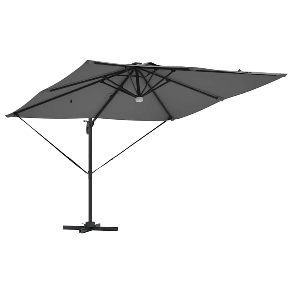 Roma Parasol Beige 286 x 284 x 270 cm Aluminium und Polyester
