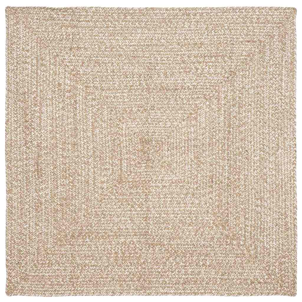Bereichsteppiche Natürlich und Weiß 60 x 110 cm Jute