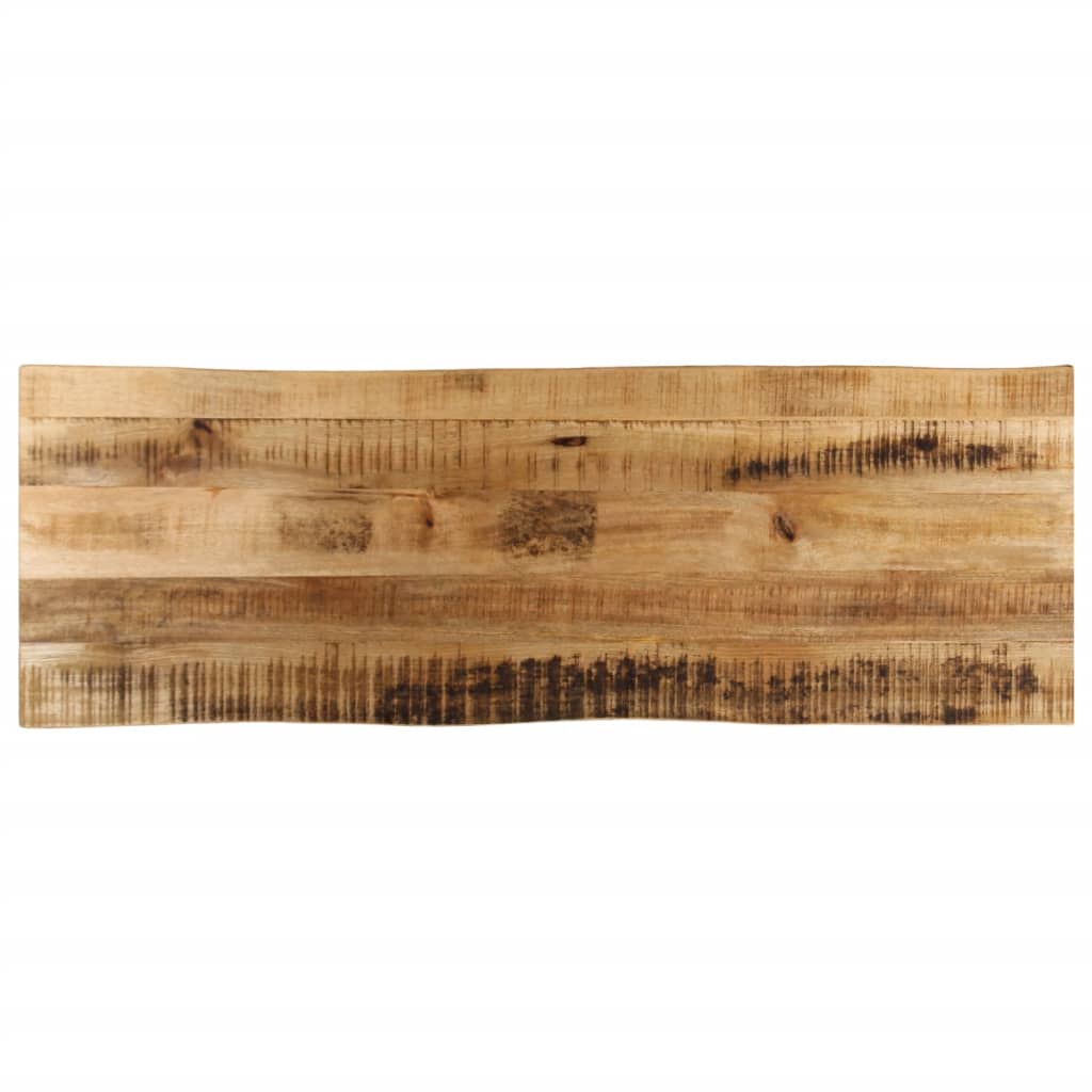 Tischplatte 40x40x2,5 cm Rechteckig Massivholz Akazie Baumkante