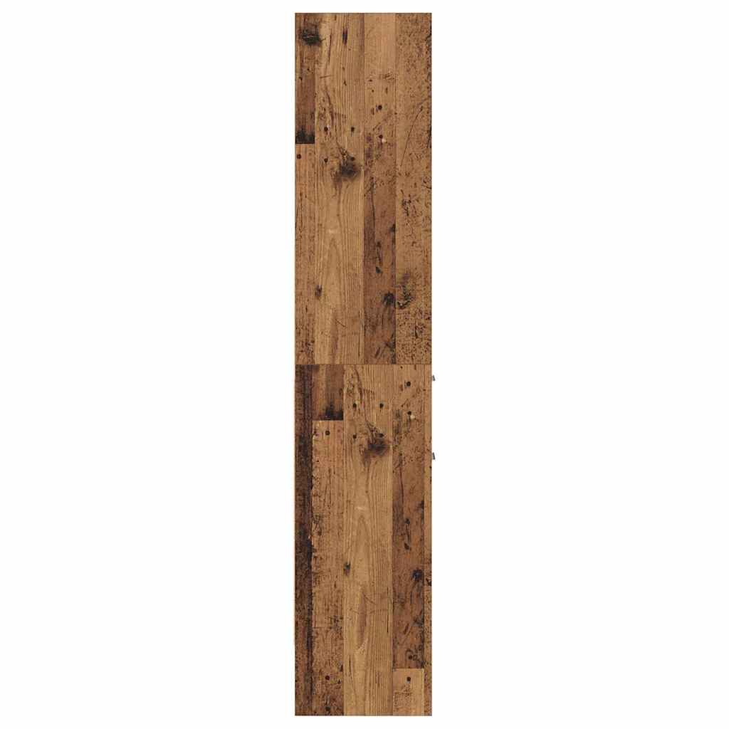 Bücherregal Weiß 40x35x180 cm Holzwerkstoff