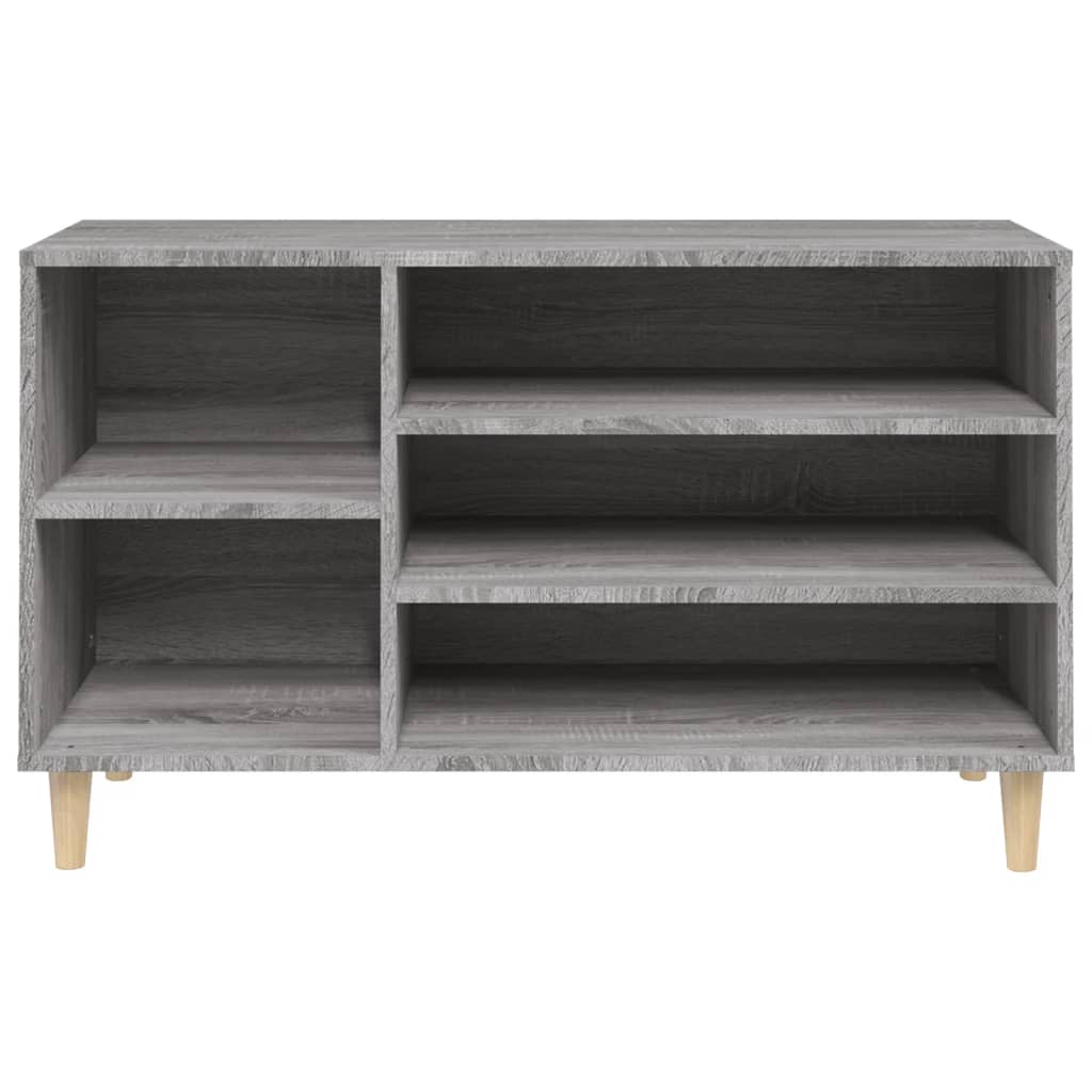 Schuhregal Weiß 102x36x60 cm Holzwerkstoff