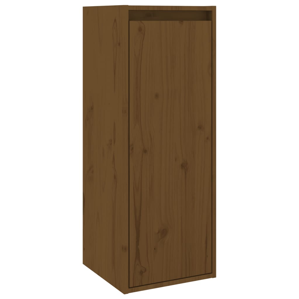 Wandschrank 30x30x80 cm Massivholz Kiefer