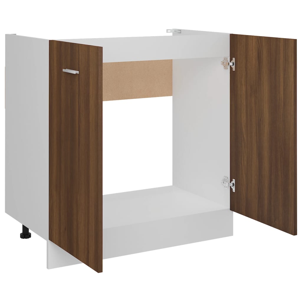 Unterschrank Lyon Weiß 60x46x81,5 cm Holzwerkstoff