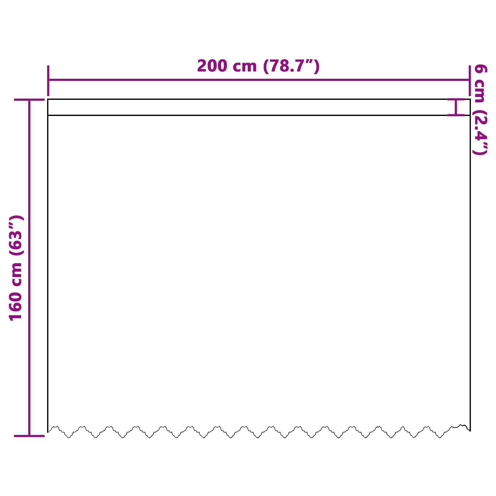 Spitzenvorhang mit Vorhängen Floral Weiß 80 x 150 cm Polyester