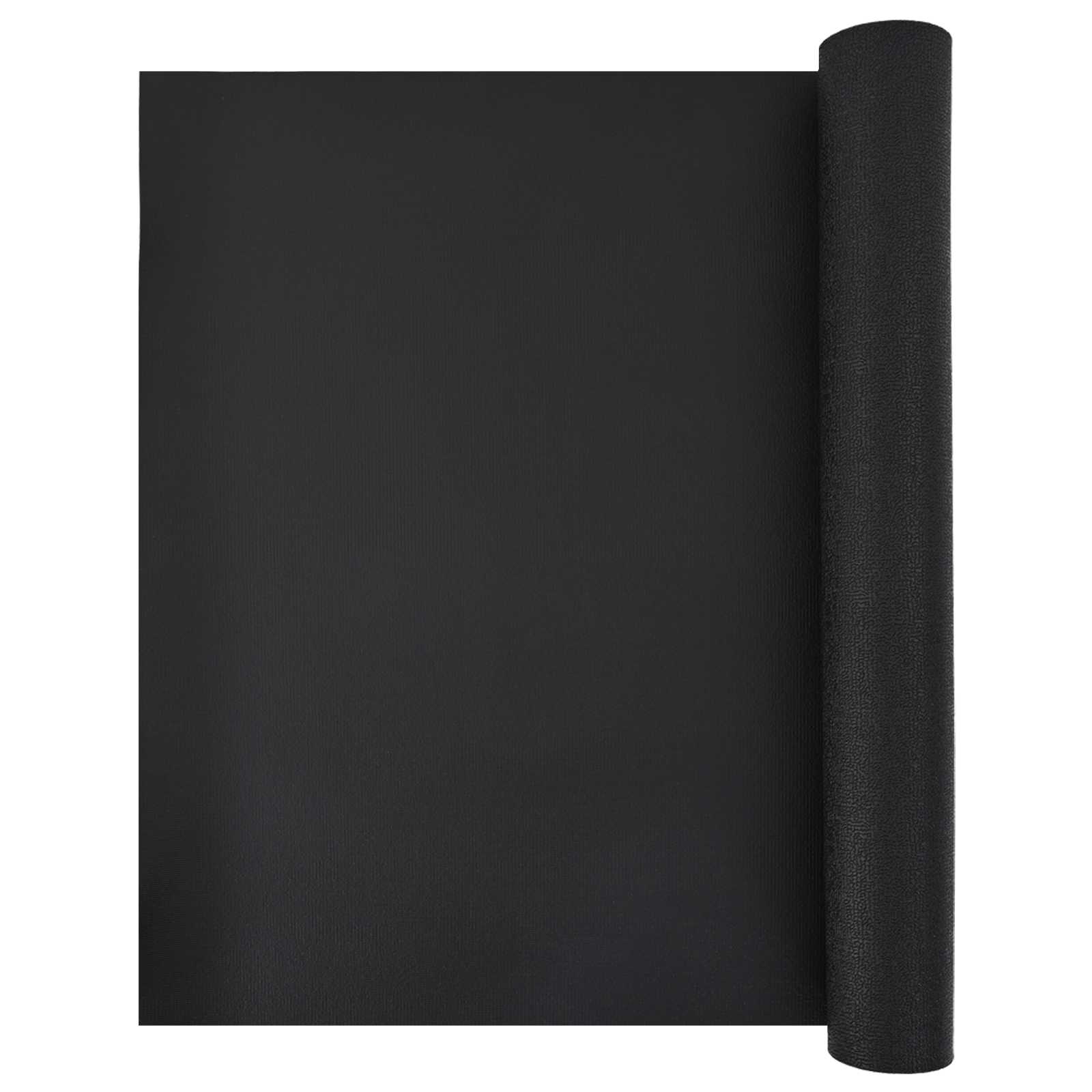 Sport-Schutzmatte Schwarz 120 x 60 x 0,6 cm hochdichtes PVC