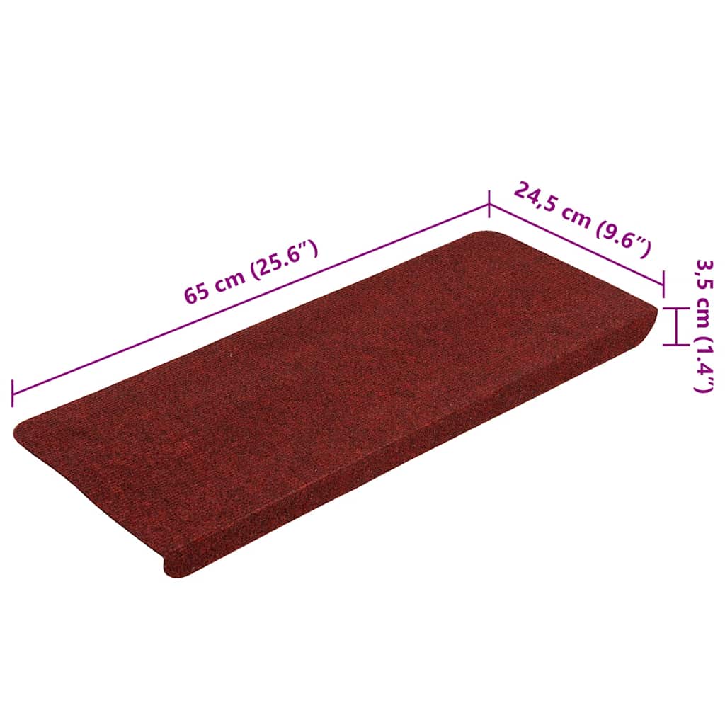 Stufenmatten Selbstklebend 15 Stk. 56x17x3 cm Beige