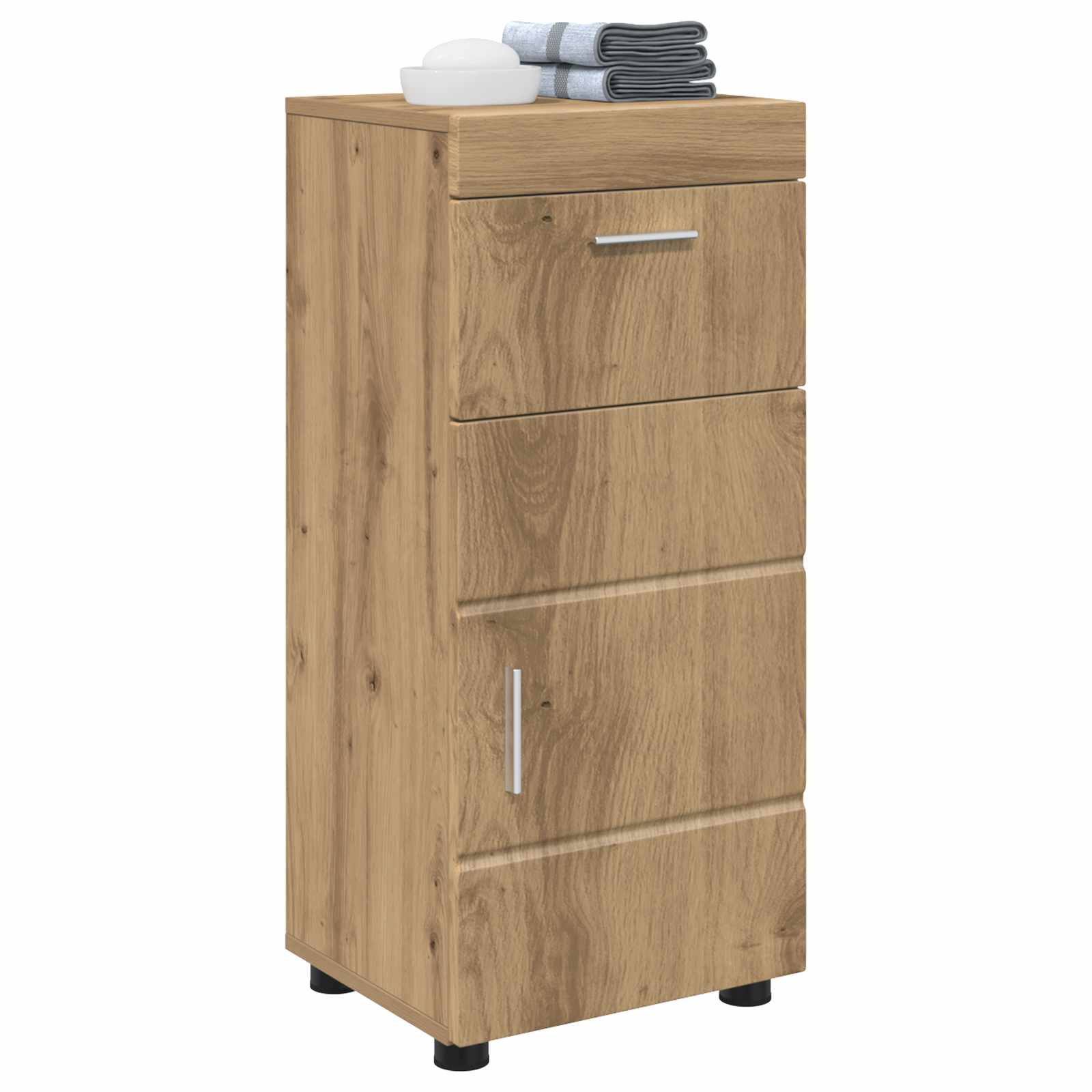 Badezimmermöbel-Set TULUM 2 pcs Weiß 60 x 34 x 63 cm