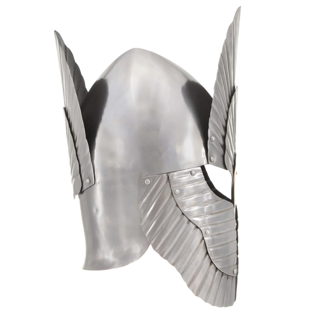 Preußische Pickelhaube Antik Replik für LARP Schwarz Stahl