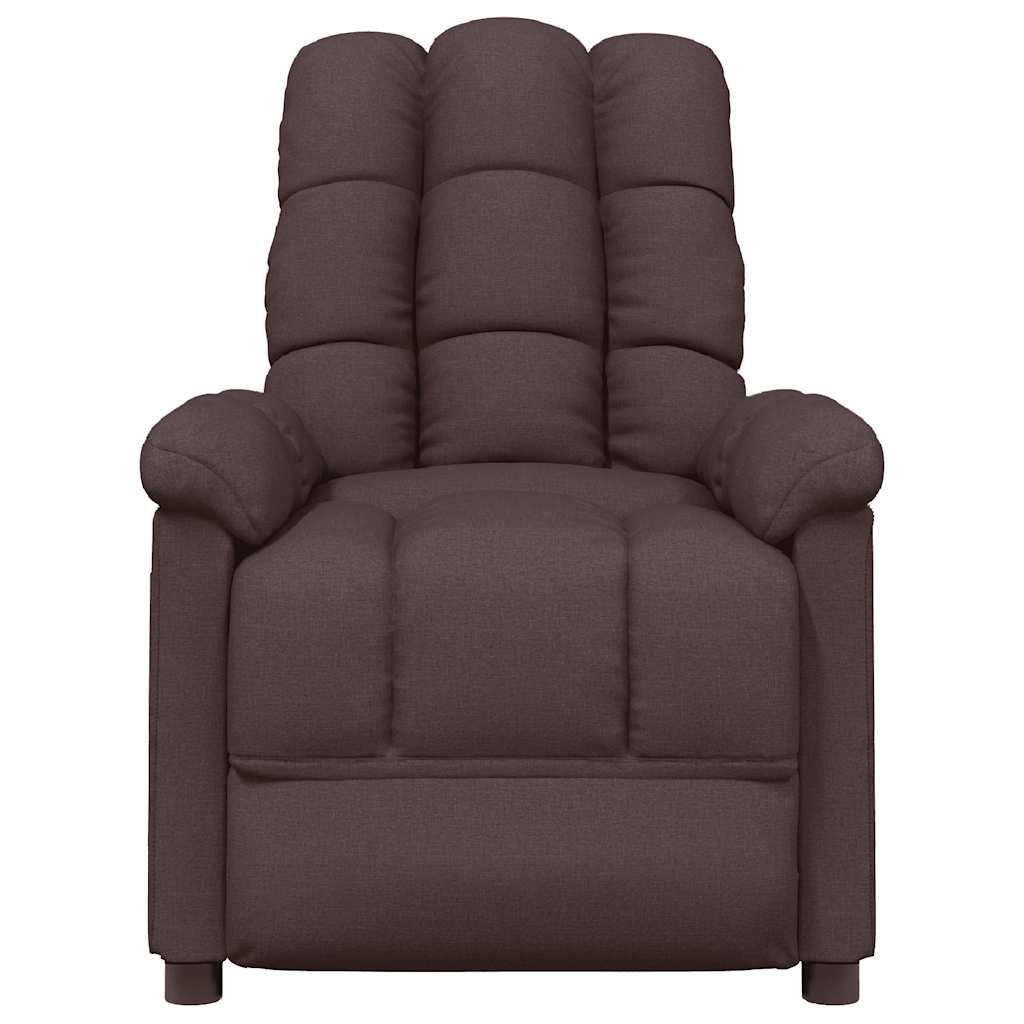 Massagesessel Hellgrau Stoff