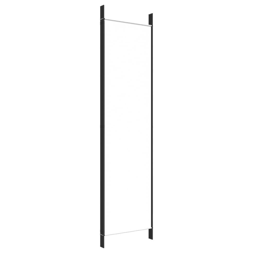 3-tlg. Paravent Schwarz 150x200 cm Stoff