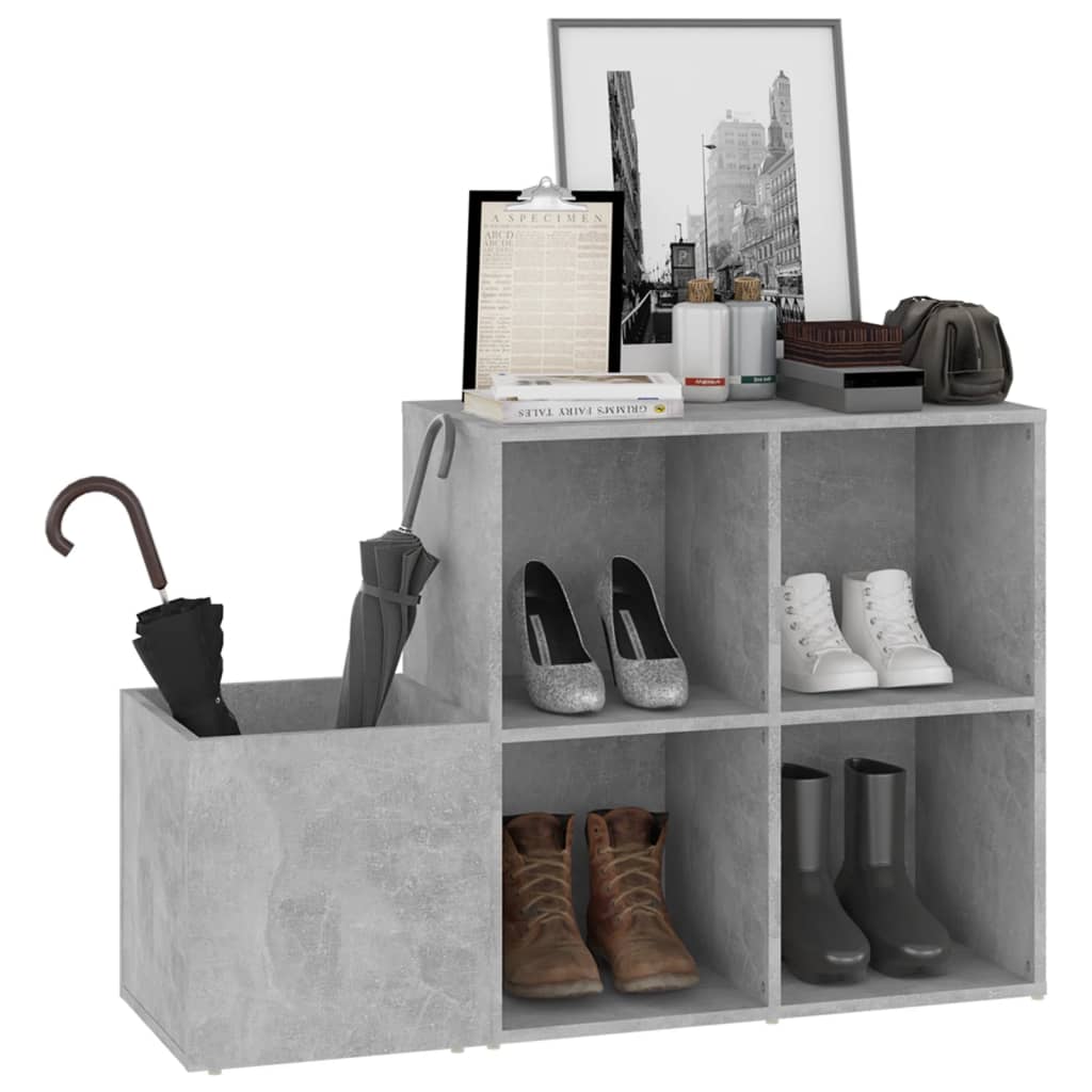 Flur-Schuhschrank Weiß 105x35,5x70 cm Holzwerkstoff