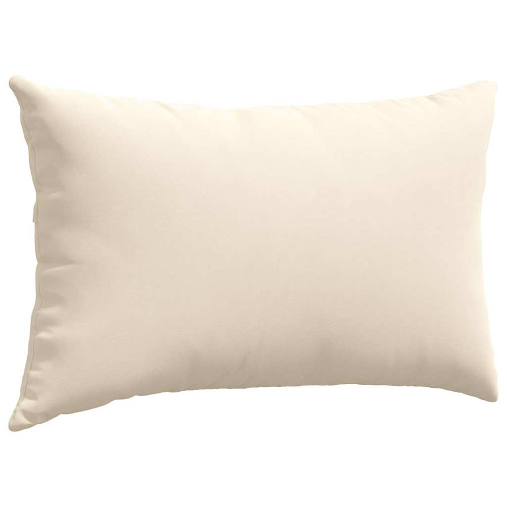 Sofakissen 2 Stück Taupe 50 x 30 cm Stoff