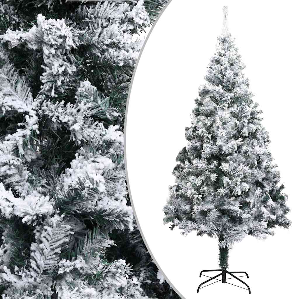 Künstlicher Weihnachtsbaum mit Dicken Zweigen Grün 150 cm PVC