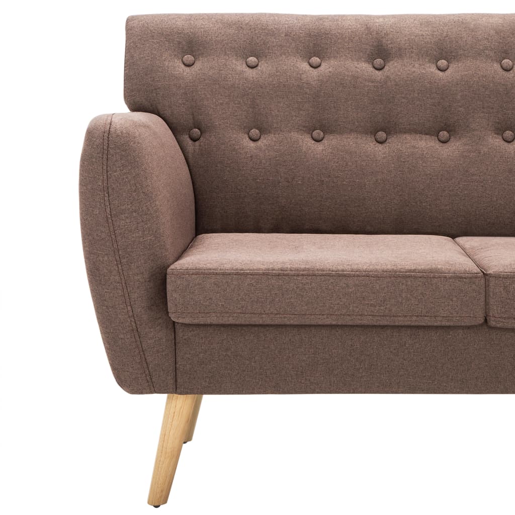 3-Sitzer-Sofa Stoff 172x70x82 cm Dunkelgrau