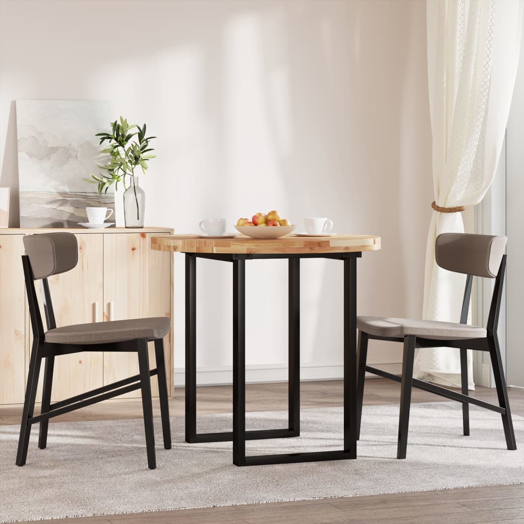 Tischplatte Rund Ø40x2 cm Massivholz Akazie
