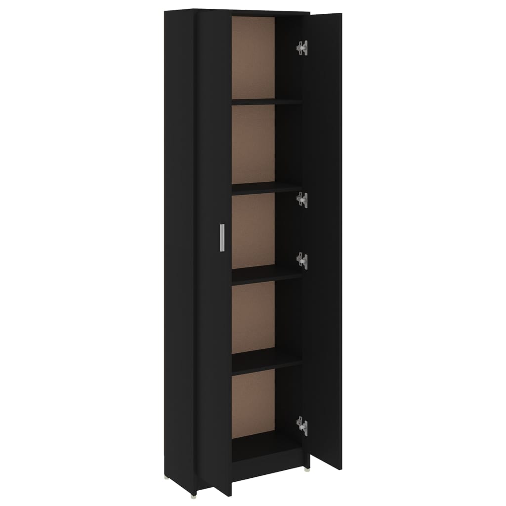 Garderobenschrank Weiß 55x25x189 cm Holzwerkstoff