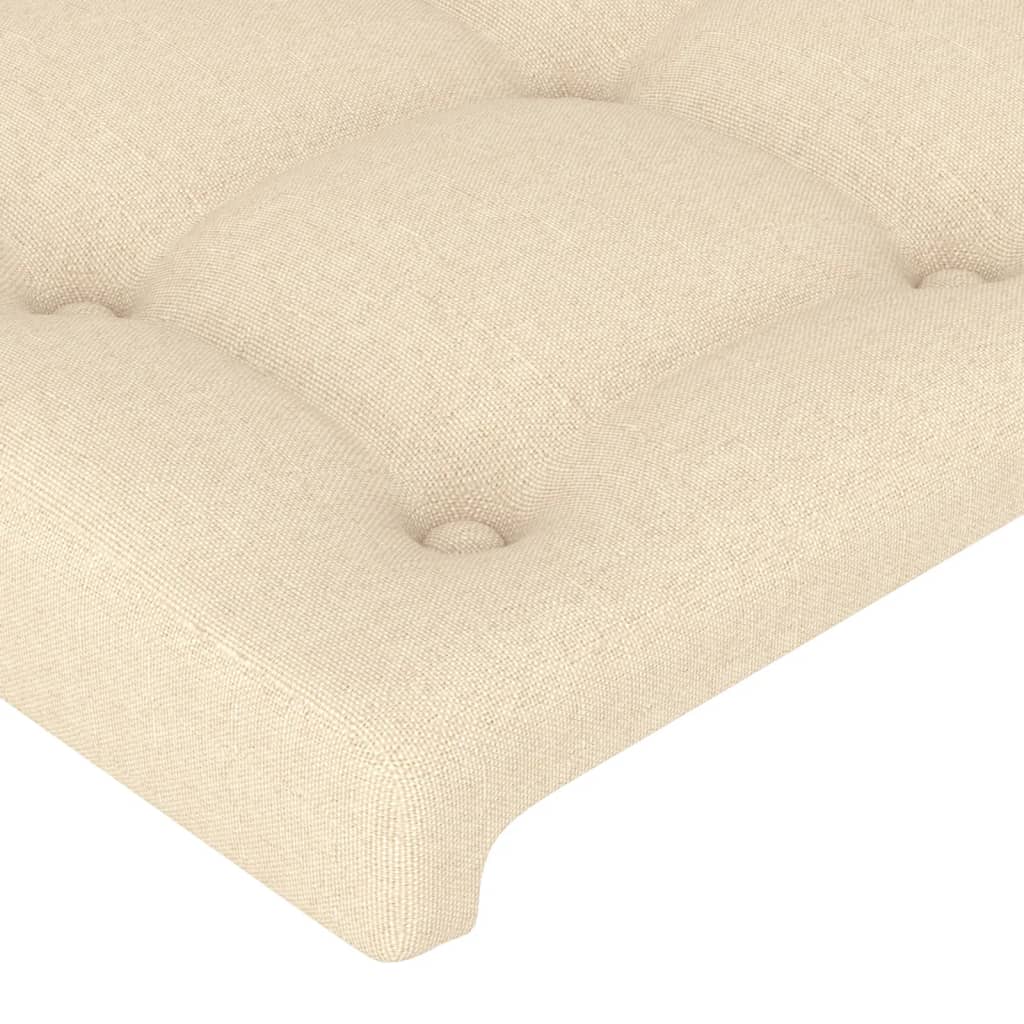 Kopfteil Hellgrau 80x5x118/128 cm Stoff
