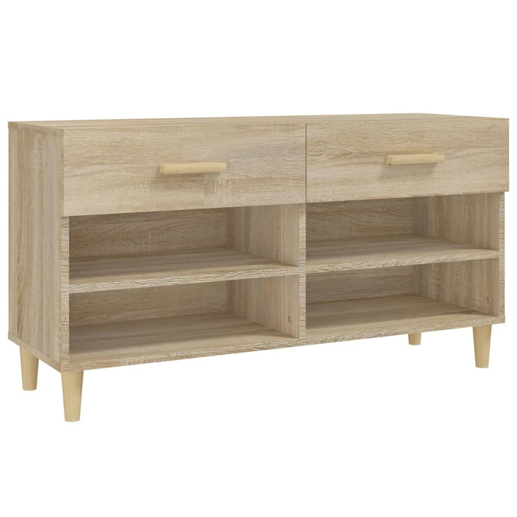 Schuhschrank Weiß 102x35x55 cm Holzwerkstoff