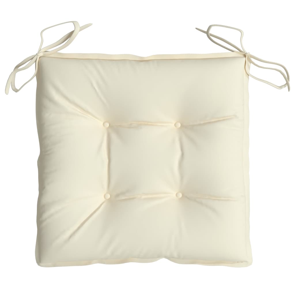 Stuhlkissen 4 Stk. Hellblau 40x40x7 cm Oxford-Gewebe