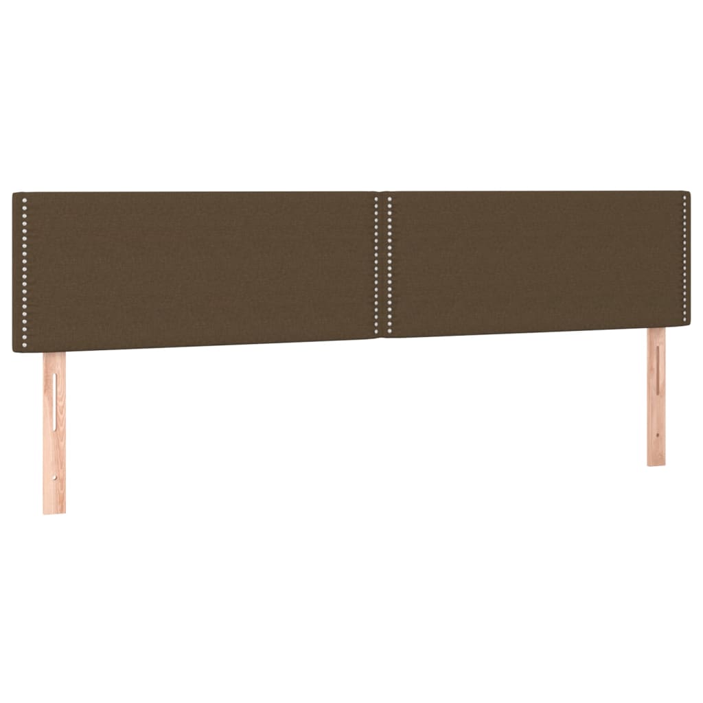 Kopfteil Dunkelgrau 80 x 5 x 118/128 cm Stoff
